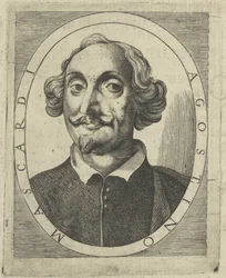 Agostino Mascardi portréja 1590-1640, egy 1640-1650.