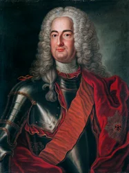 Albert Wolfgang, Schaumburg-Lippe gróf arcképe (1699-1748)