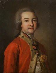 Alekszandr Hrapovickij 1749-1801 szenátor és szerző portréja, XVIII. század második fele.