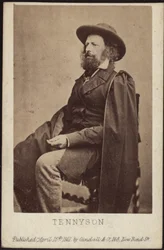 Alfred, Lord Tennyson portréja 1809-1892, 1861.