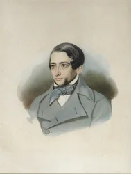 Andrej Alekszandrovics Krajevszkij portréja 1810-1889, 1840-es évek eleje