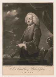 Benjamin Franklin (1706-1790) portréja