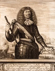 Carl von Rabenhaupt portréja 1602-1675 Forrás: A háború jelenete, 1675.