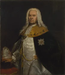 Andrej Ivanovics Usakov gróf portréja 1708-1739, XVIII. század közepe