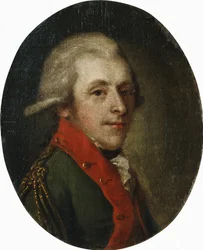 Nyikolaj Alekszandrovics Zubov gróf portréja 1763-1805, XVIII. század vége.