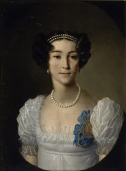 Cseszmai Anna Alekszejevna Orlova grófnő portréja 1785-1848, XIX. század eleje.