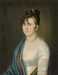 Anna Vlagyimirovna Bobrinszkaja grófnő portréja 1769-1846, 1800-as évek