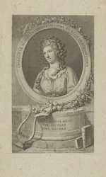 Elisa von der Recke portréja 1754-1833, 1792.