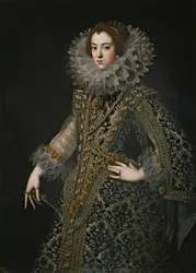 Francia Erzsébet portréja 1602-1644, spanyol királynő hitvese, kb. 1620