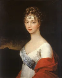 Erzsébet Alekszejevna császárné, Lujza badeni hercegnő portréja 1779-1826, 1806 után