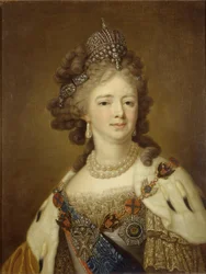 Mária Fjodorovna cárnő portréja