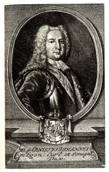Ernst Johann von Biron 1690-1772 Kurland és Szemgallia hercegének és az Orosz Birodalom régensének portréja