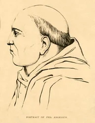 Fra Angelico portréja, 1881.