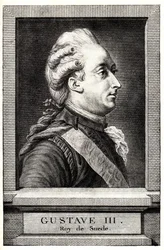 III. Svéd Gusztáv portréja, 19. század eleje.