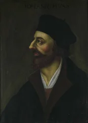Husz János portréja, 17. század