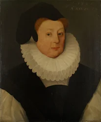 Katherine, Lady Gresley portréja, 1585.