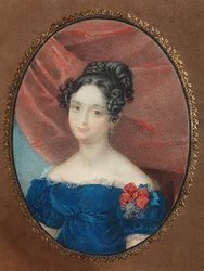 Maria Jakovlevna Naryskina portréja 1789-1854, szül.: Lobanova-Rostovskaya, 1840-es évek