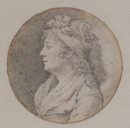 Savoyai Marie Louise 1749-1792, lamballei hercegnő portréja.