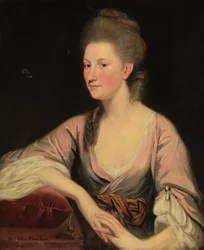 Elizabeth Boucher asszony portréja, 18. század.