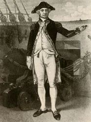Paul Jones, az Egyesült Államok haditengerészetének kommodorának portréja, 1780, 1937.