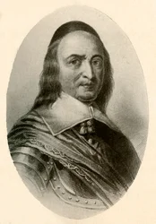 Peter Stuyvesant portréja, páncélban és koponyasapkában, 1647, 1937.