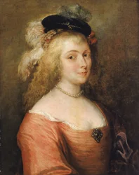Rubens feleségének portréja, 17. század.