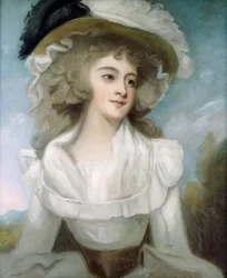 Sarah Tickell portréja, Richard Tickell drámaíró és szatirikus felesége, kb. 1790