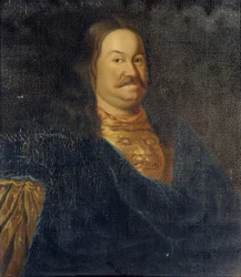 Jakov Fjodorovics Dolgorukov szenátor herceg portréja 1639-1720, XVIII. század eleje.