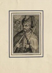 Báthory István lengyel király portréja, XVI. század vége.