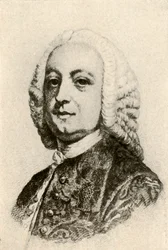 Thomas Penn, a gyarmati kormányzó portréja, 1760, 1937.