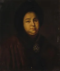 Evdokija Fedorovna Lopukhina cárnő 1669-1731, I. Péter orosz cár feleségének portréja, 1