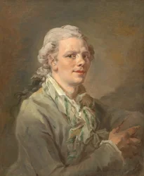 Fiatalember portréja, esetleg c. 1770.
