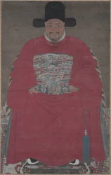 Tisztviselő portréja, 1600-1700-as évek.