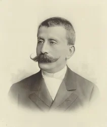 Moritz Moszkowski zongoraművész és zeneszerző portréja 1854-1925.