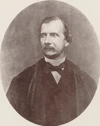Auguste Mermet zeneszerző portréja 1810-1889.