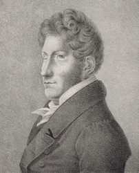 Friedrich Kuhlau zeneszerző portréja 1786-1832.