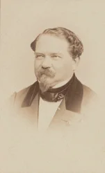 Jean-Georges Kastner zeneszerző portréja 1810-1867.