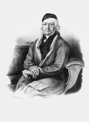 Johann Christian Heinrich Rinck zeneszerző portréja 1770-1846.