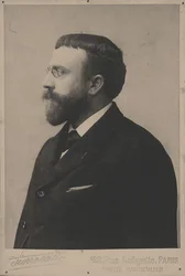 Paul Vidal zeneszerző portréja 1863-1931.