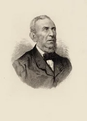 Saverio Mercadante zeneszerző portréja 1795-1870.