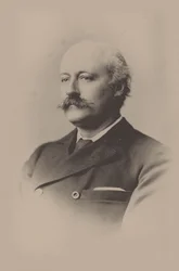 Sir Charles Hubert Hastings Parry zeneszerző portréja 1848-1918, 1891.
