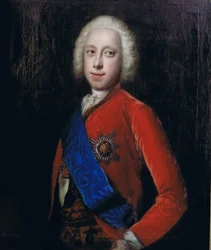 III. Péter orosz cár portréja 1728-1762, XVIII. század második fele.