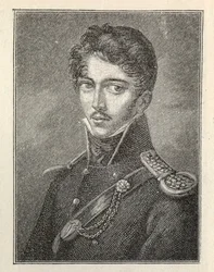 Theodor Körner szerző portréja 1791-1813.