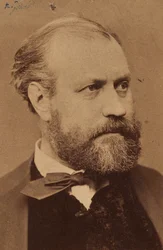 Charles Gounod zeneszerző portréja 1818-1893, c. 1870.