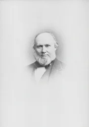 Edward John Hopkins zeneszerző portréja 1818-1901.