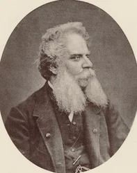 Federico Ricci zeneszerző portréja 1809-1877 , c. 1870.