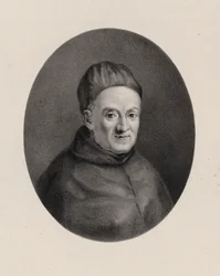 Giovanni Battista Martini zeneszerző portréja 1706-1784.
