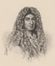 Jean-Baptiste Lully zeneszerző portréja 1632-1687.