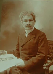 Leos Janacek 1854-1928, 1904 zeneszerző portréja.