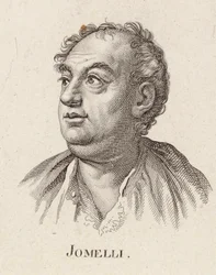 Niccolò Jommelli zeneszerző portréja 1714-1774.